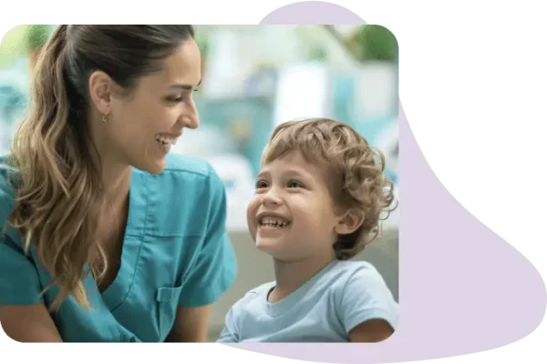 Mfa und Kinder beim Kinderarzt praxis